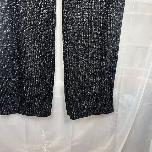 vintage JBS limited sparkly two piece pant set sz Md stretchy classy evening - Picture 6 of 10